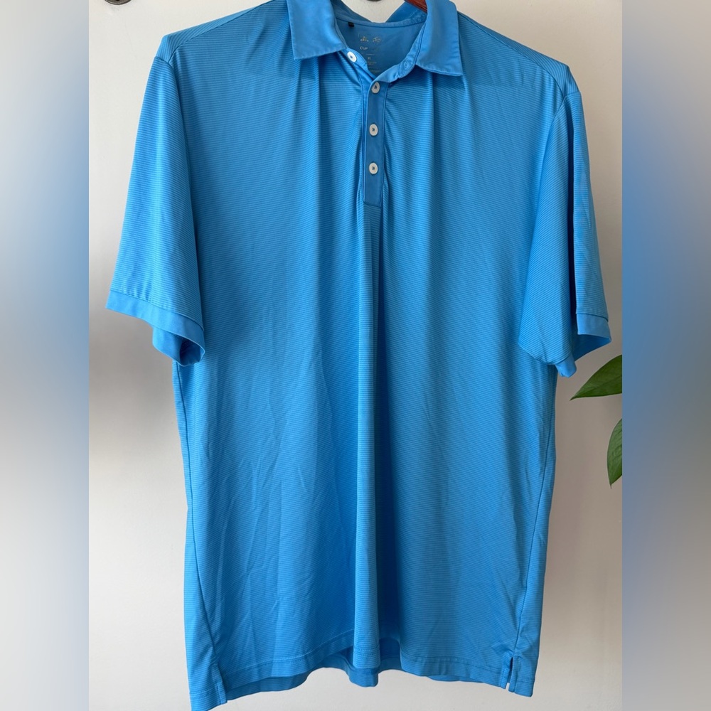 adidas Climalite Men's Short-Sleeve Golf Polo Shirt | Blue XL